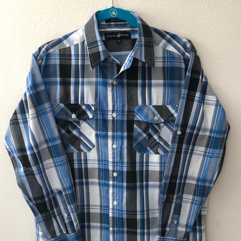 Men’s Beverly Hills Polo Club L/S Button Down